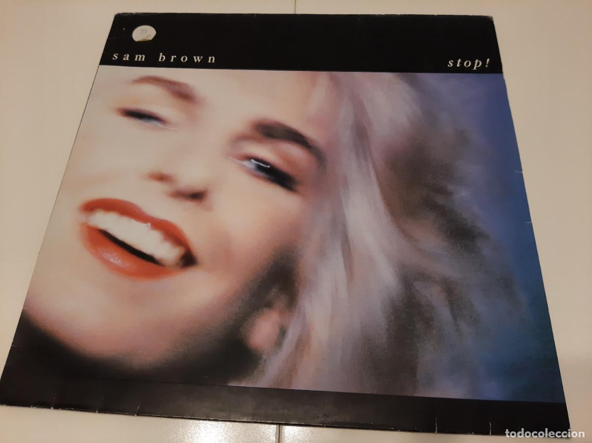 Discos de vinilo: SAM BROWN -STOP!- LP DISCO VINILO - Foto 1