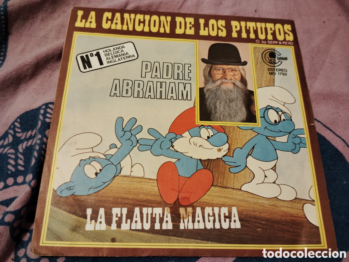 Discos de vinilo: PADRE ABRAHAM , LOS PITUFOS - LA CANCION DE LOS PITUFOS ( 1978 ) - Foto 1