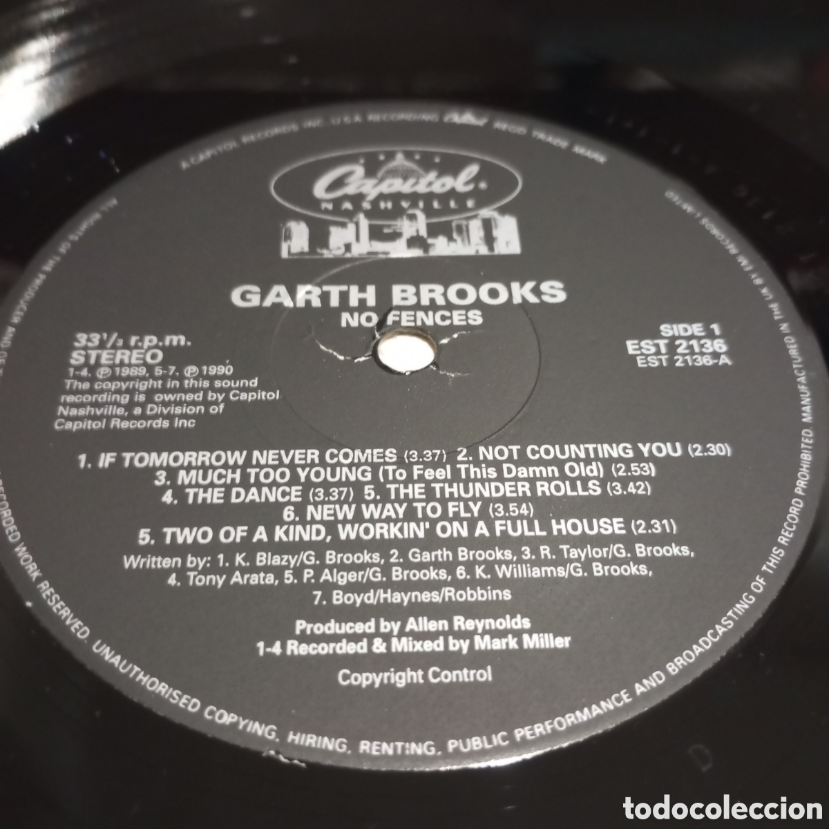 Discos de vinilo: GARTH BROOKS - NO FENCES - LP - Foto 4