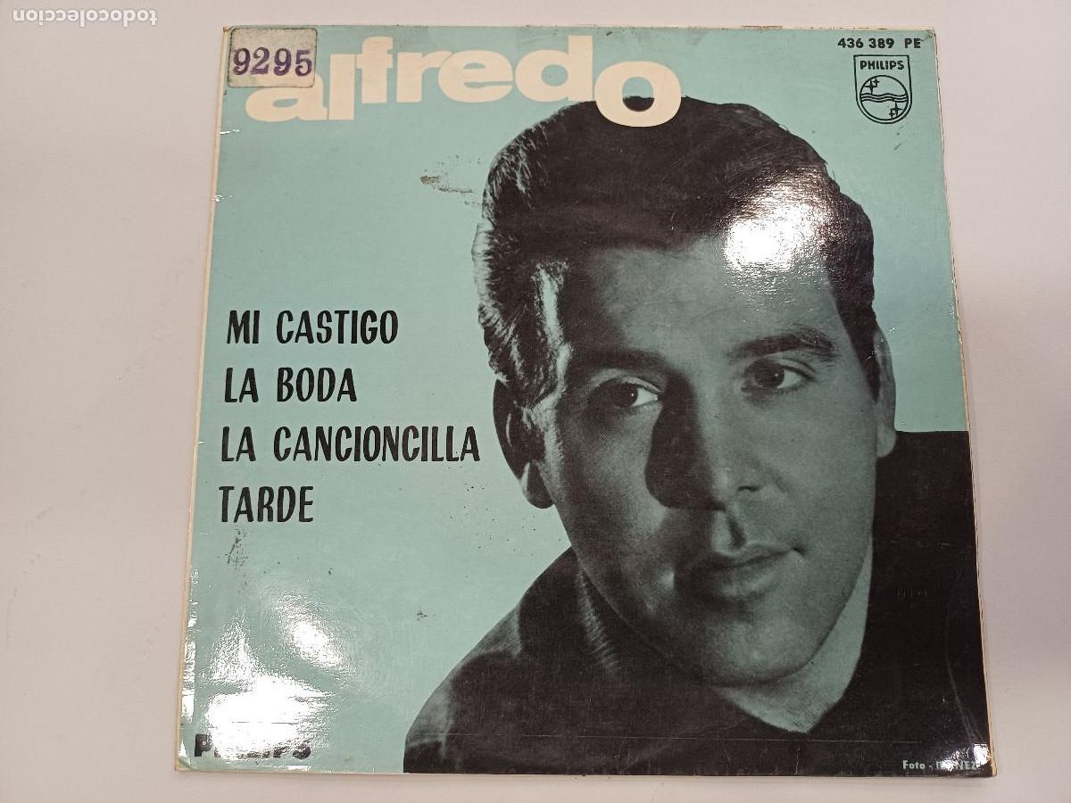 Discos de vinilo: ALFREDO/MI CASTIGO/SINGLE. - Foto 1
