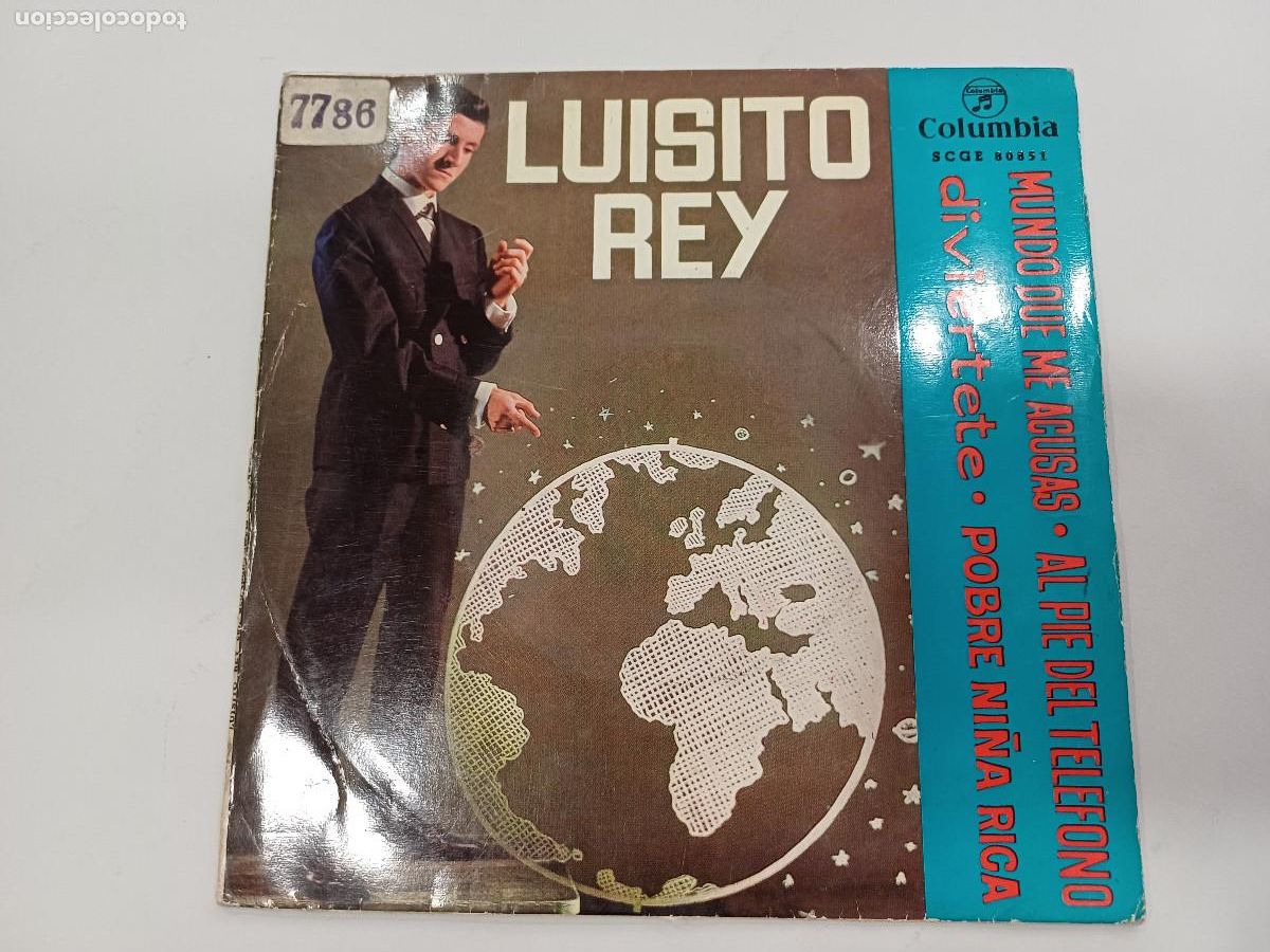 Disques de vinyle: LUISITO REY/MUNDO QUE ME ACUSAS/SINGLE.