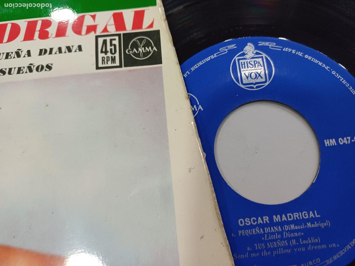 Discos de vinilo: OSCAR MADRIGAL/MI ULTIMO VERANO/SINGLE. - Foto 2