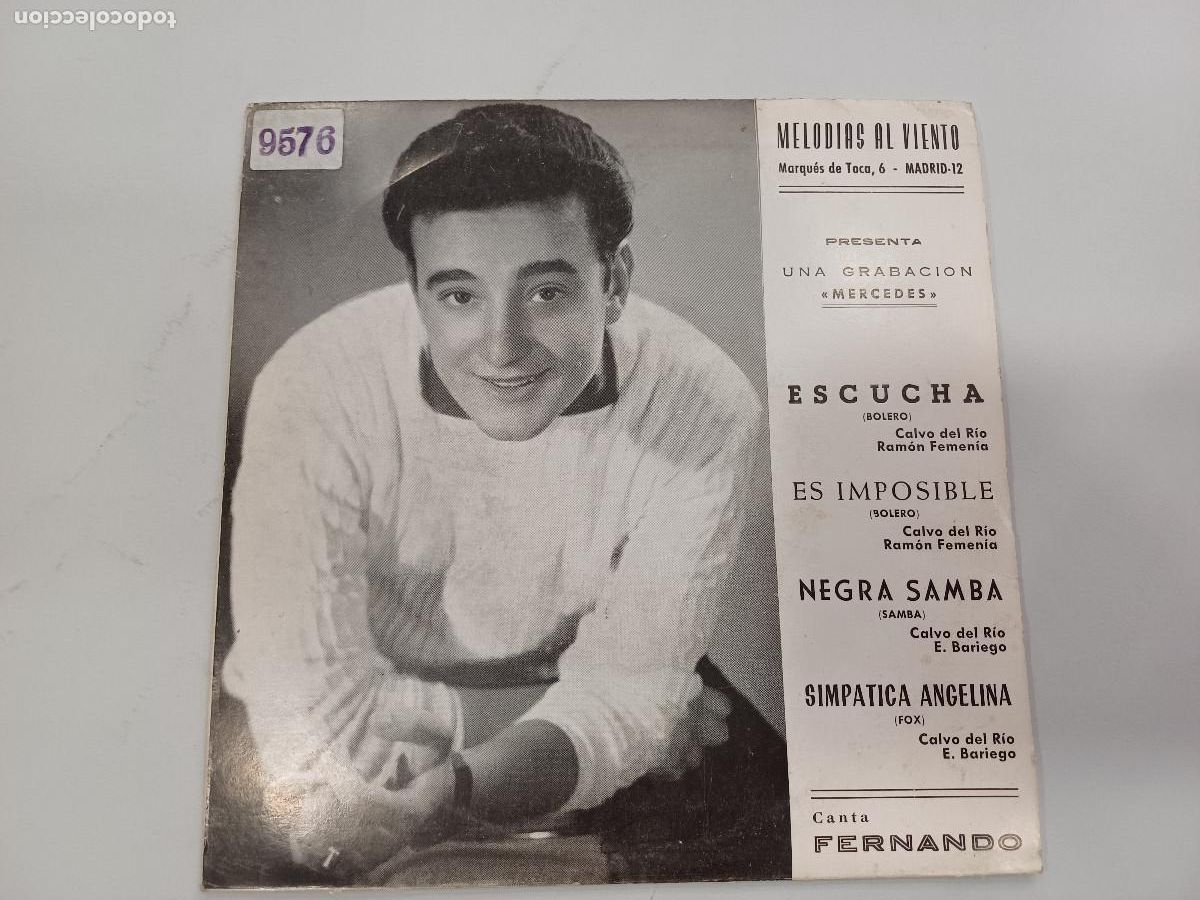 Discos de vinilo: FERNANDO/ESCUCHA/SINGLE. - Foto 1