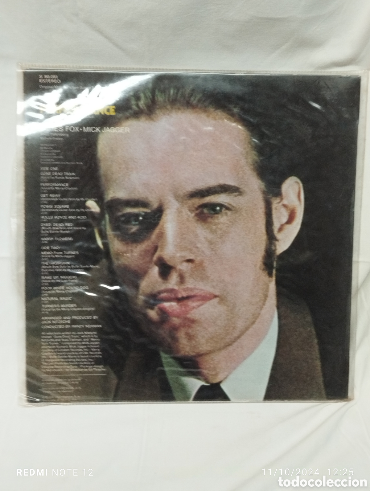 Discos de vinilo: PERFORMANCE, JAMES FOX-MICK JAGGER - Foto 2