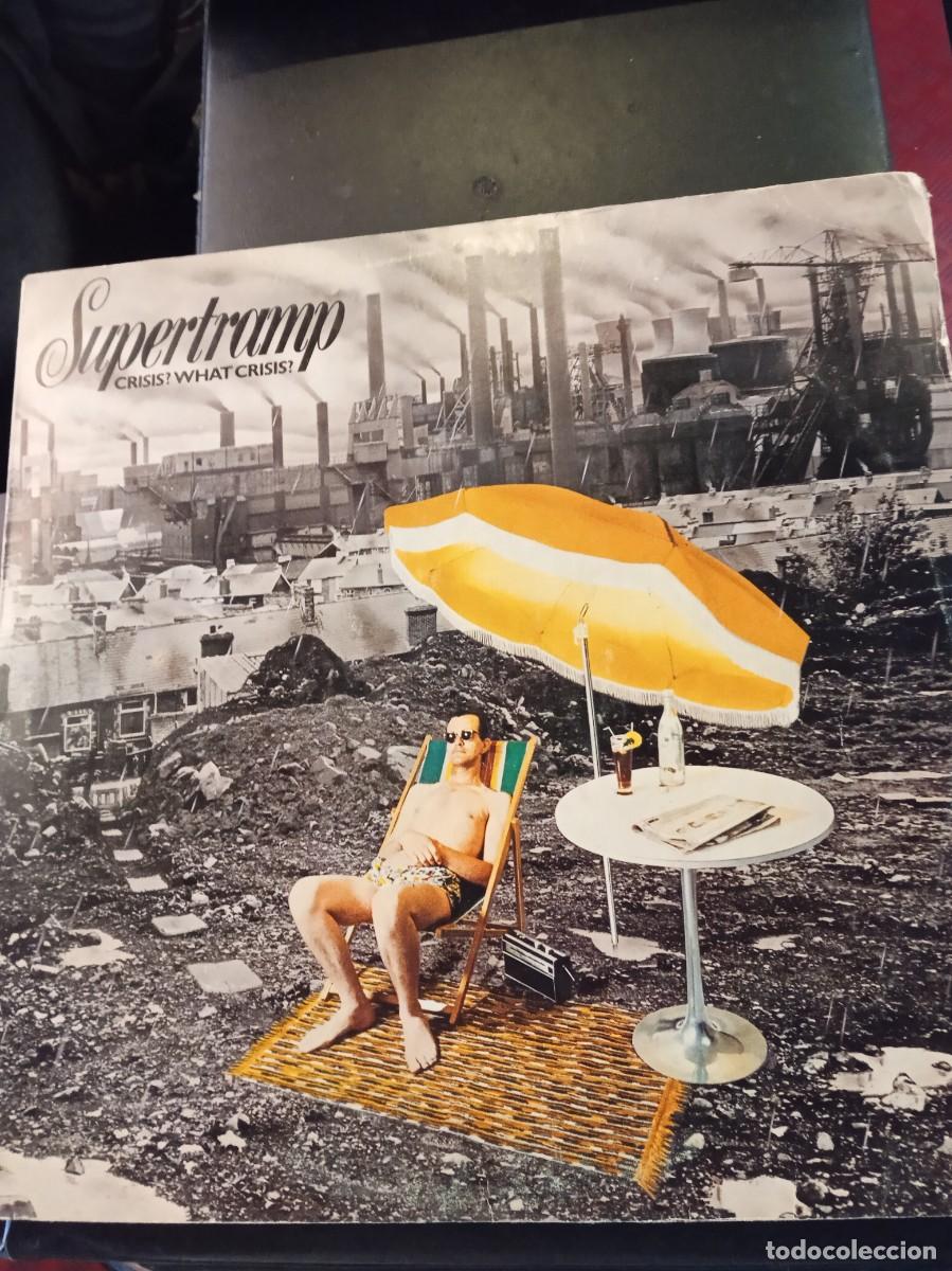 Discos de vinilo: SUPERTRAMP- CRISIS WHAT CRISIS. LP. - Foto 1