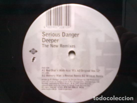 Discos de vinilo: Deeper (The New Remixes) (12&rdquo; Maxi) - Serious Danger - Foto 1