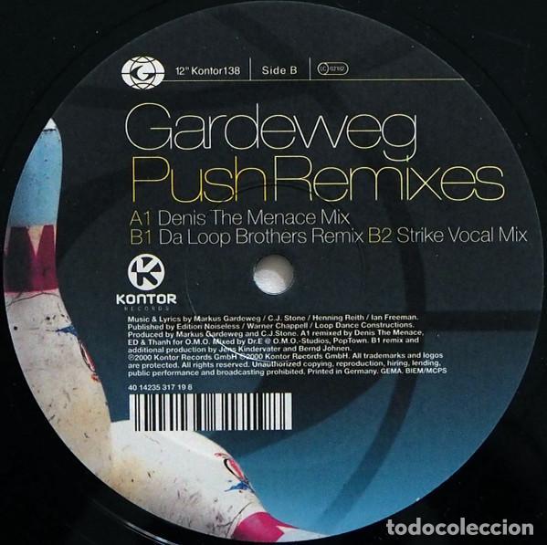 Discos de vinilo: Push (Remixes) (12&rdquo; Maxi) - Gardeweg - Foto 1
