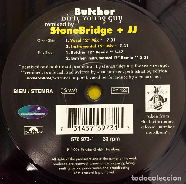Discos de vinilo: Dirty Young Guy (12&rdquo; Maxi) - Butcher - Foto 1