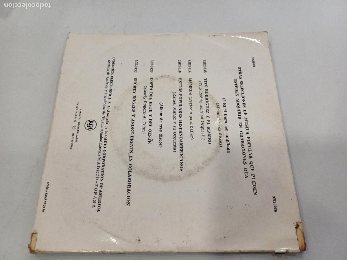 Discos de vinilo: LACUONA/MALAGUE&Ntilde;A/SINGLE DOBLE. - Foto 4