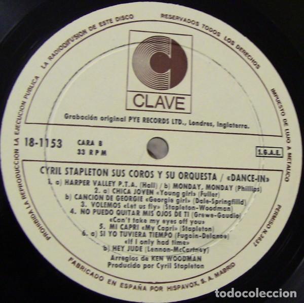 Discos de vinilo: Cyril Stapleton Sus Coros Y Orquesta - &rdquo;Dance-In&rdquo; (LP Vinilo) - Foto 2