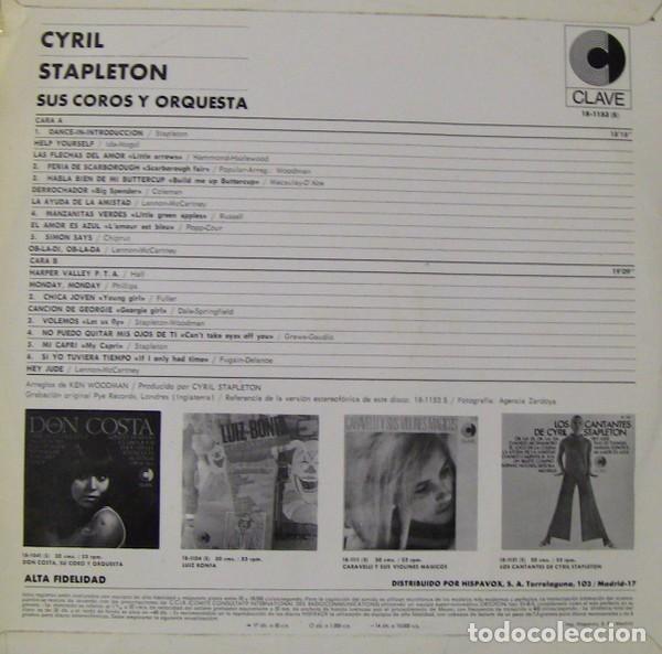 Discos de vinilo: Cyril Stapleton Sus Coros Y Orquesta - &rdquo;Dance-In&rdquo; (LP Vinilo) - Foto 4