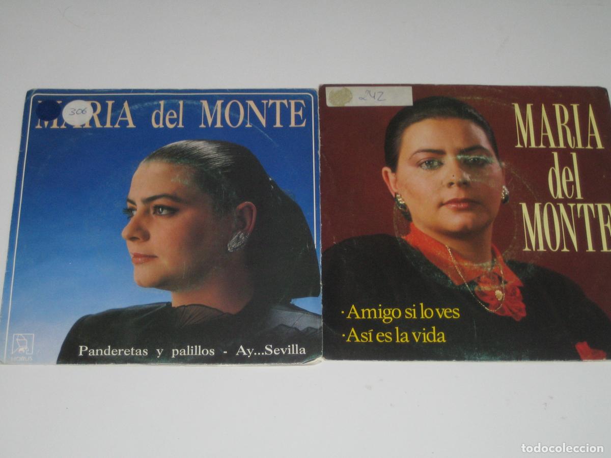 Discos de vinilo: DISCOFERTA - EPS/SINGLES - MARIA DEL MONTE - LOTE DE DOS - Foto 1