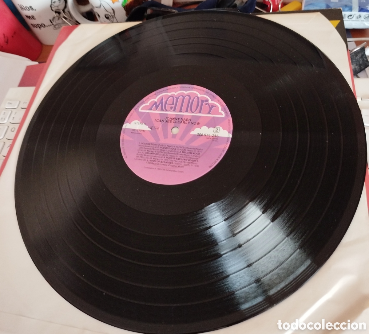 Discos de vinilo: Johnny Nash&nbsp;&ndash;&nbsp;I Can See Clearly Now - Foto 2