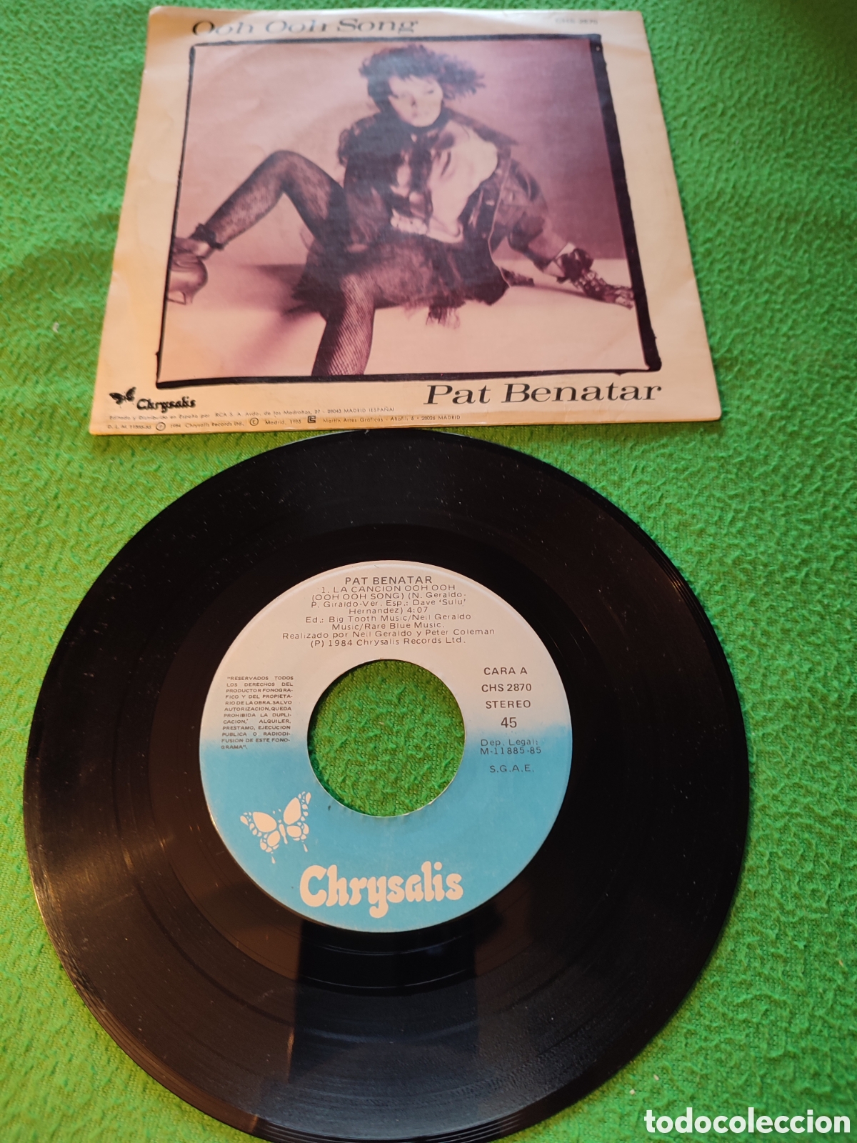 Discos de vinilo: Pat Benatar - La canci&oacute;n Ooh Ooh - Foto 2