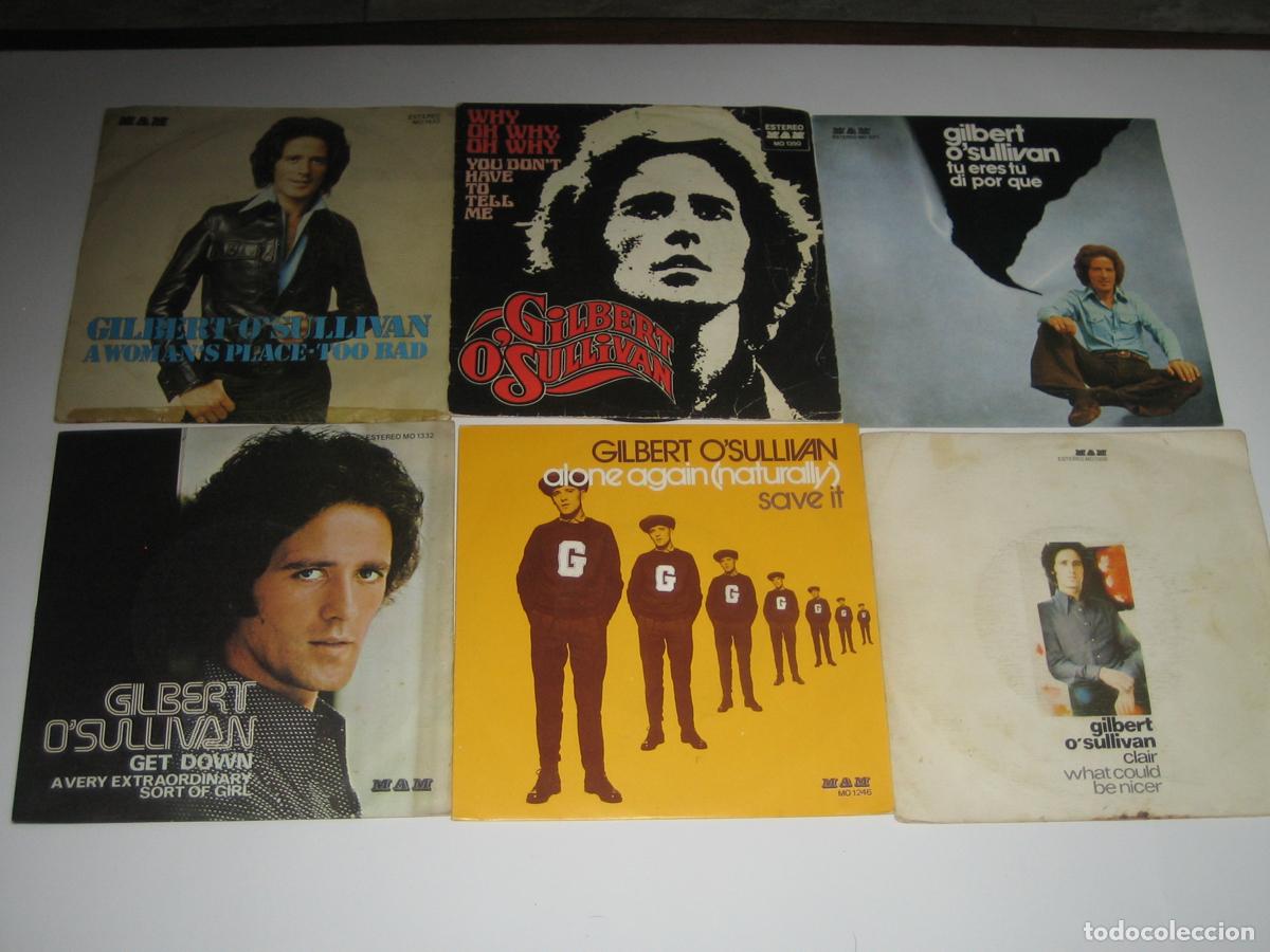 Discos de vinilo: DISCOFERTA - EPS/SINGLES - GILBERT O&acute;SULLIVAN - LOTE DE 6 - Foto 1