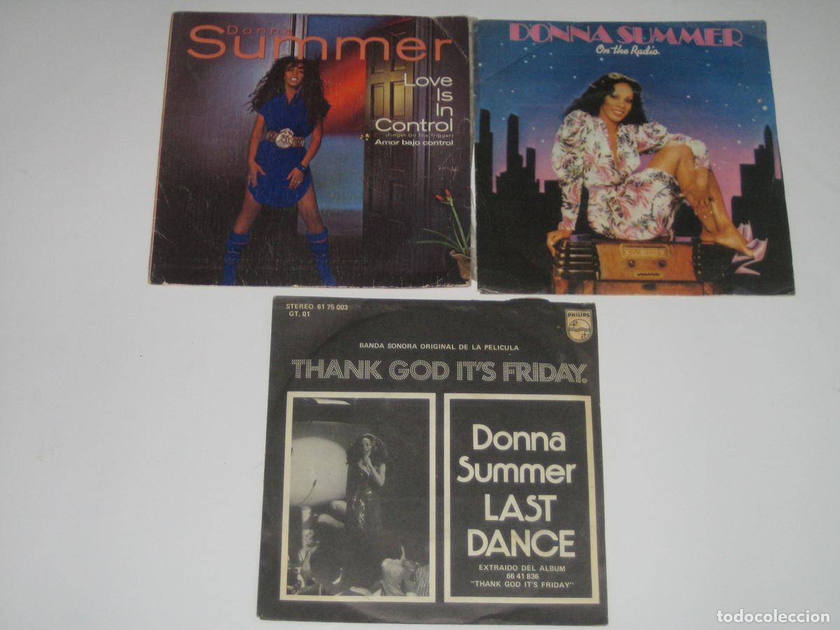 Discos de vinilo: DISCOFERTA - EPS/SINGLES - DONNA SUMMER - LOTE DE 3 - Foto 1