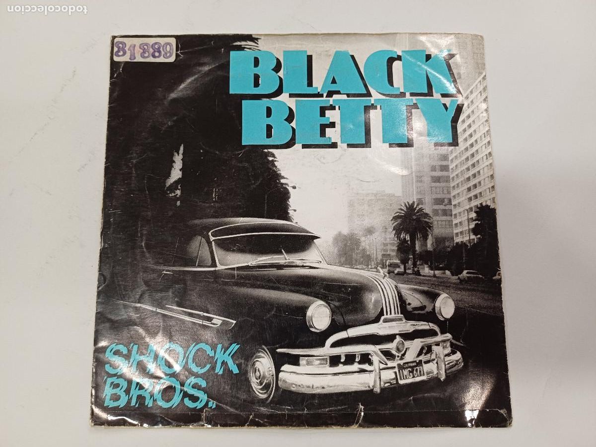 Discos de vinilo: BLACK BETTY/SHOCK BROS/SINGLE. - Foto 1