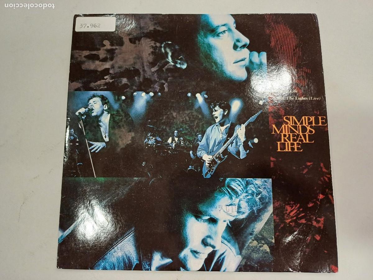 Discos de vinilo: SIMPLE MINDS/REAL LIFE/SINGLE. - Foto 1