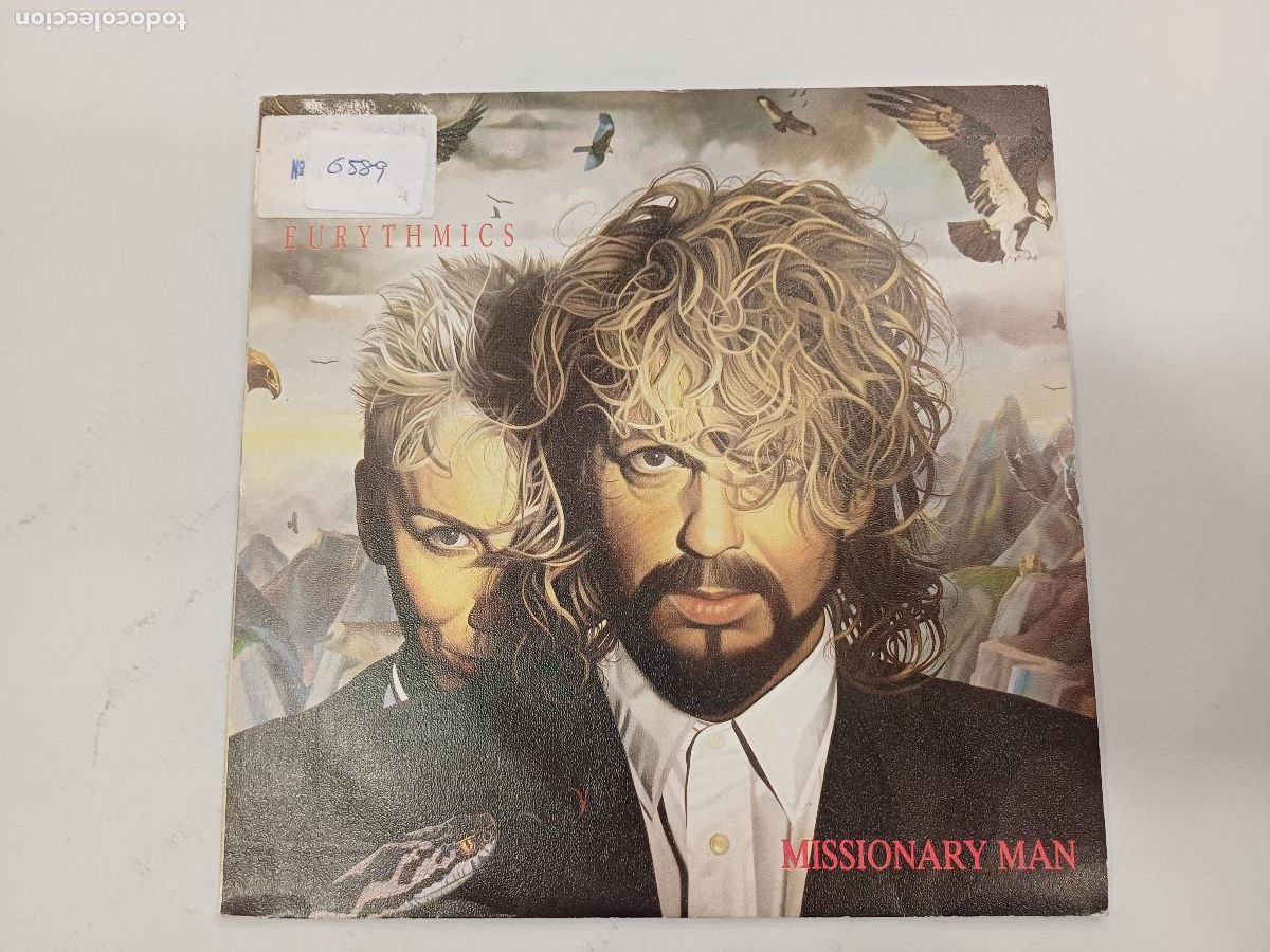 Discos de vinilo: EURYTHMICS/MISSIONARY MAN/SINGLE. - Foto 1