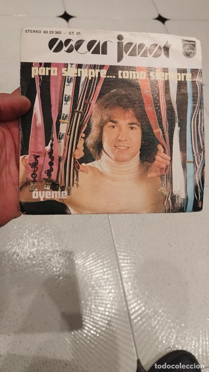 Discos de vinilo: &Oacute;scar Janot, para siempre,como siempre. Single 7&rdquo;. - Foto 1