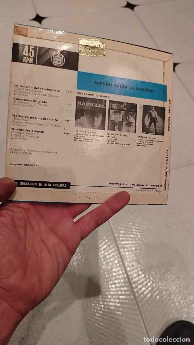 Discos de vinilo: Raphael ,canta la navidad. Single 7&rdquo;. - Foto 3