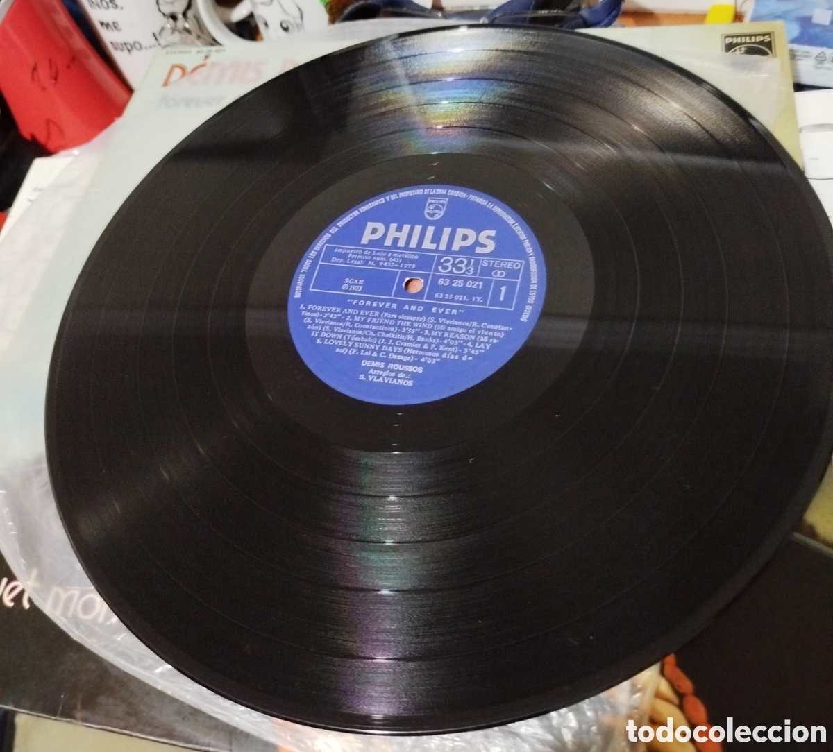 Discos de vinilo: Demis Roussos - forever and ever - Foto 2