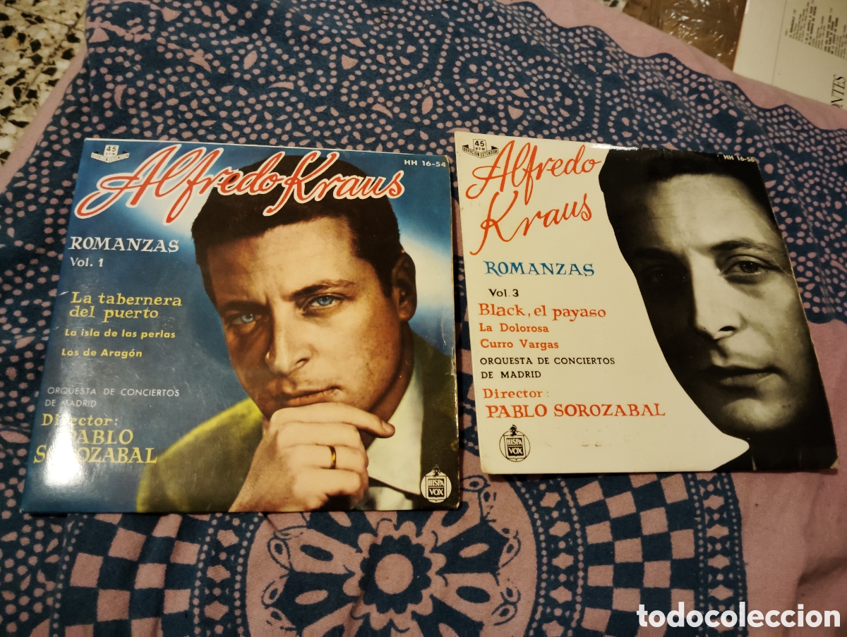 Discos de vinilo: ALFREDO KRAUS - LOTE DE 2 EP ( 1959 ) - Foto 1
