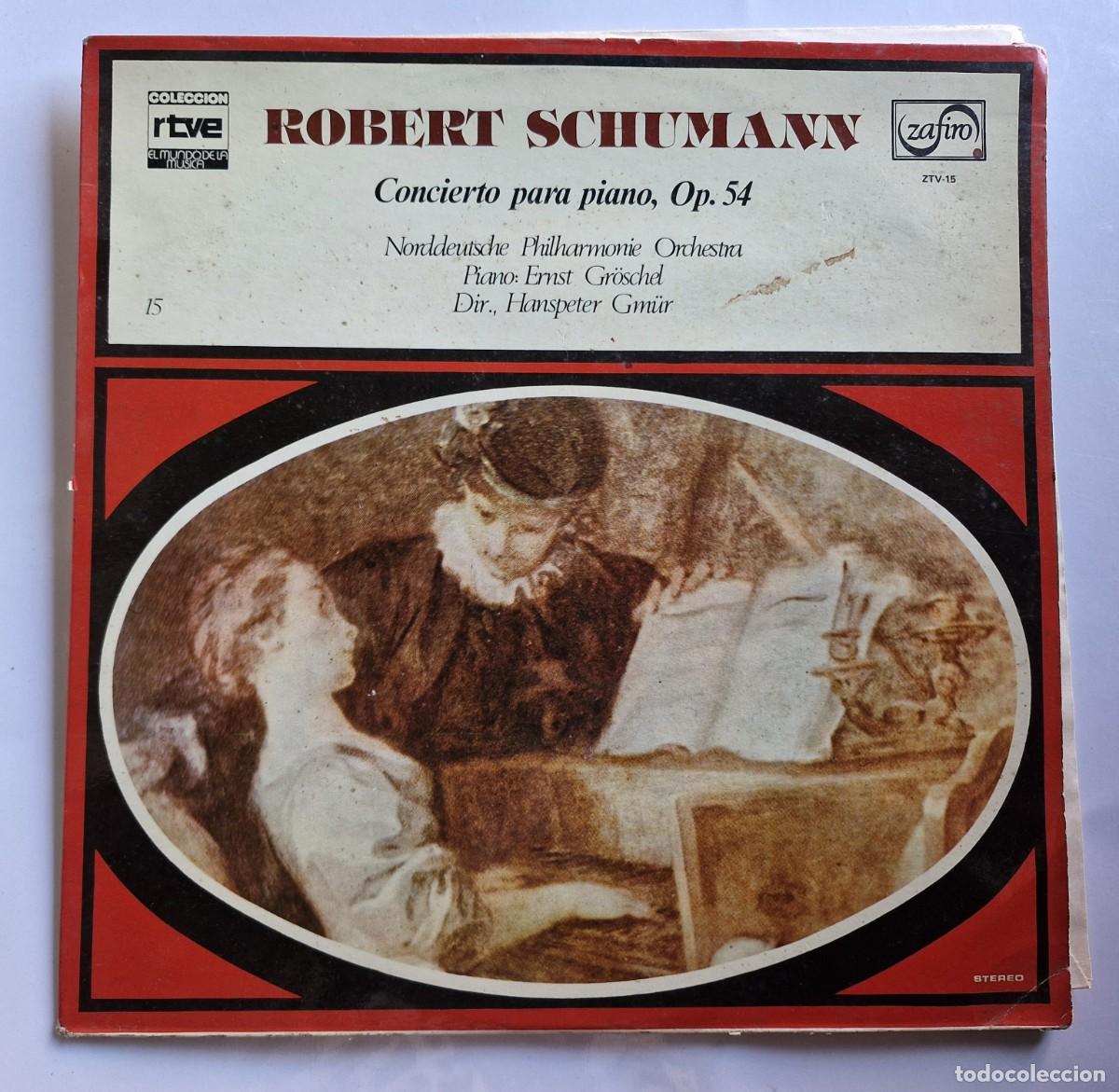 Discos de vinilo: VINILO ROBERT SCHUMANN - CONCIERTO PARA PIANO - Foto 1