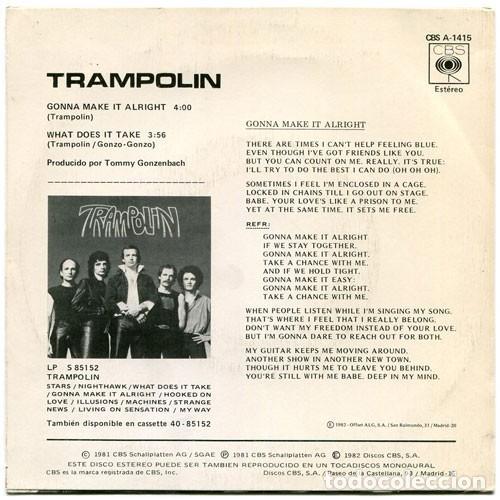 Discos de vinilo: Trampolin &ndash; Gonna Make It Alright - Foto 2