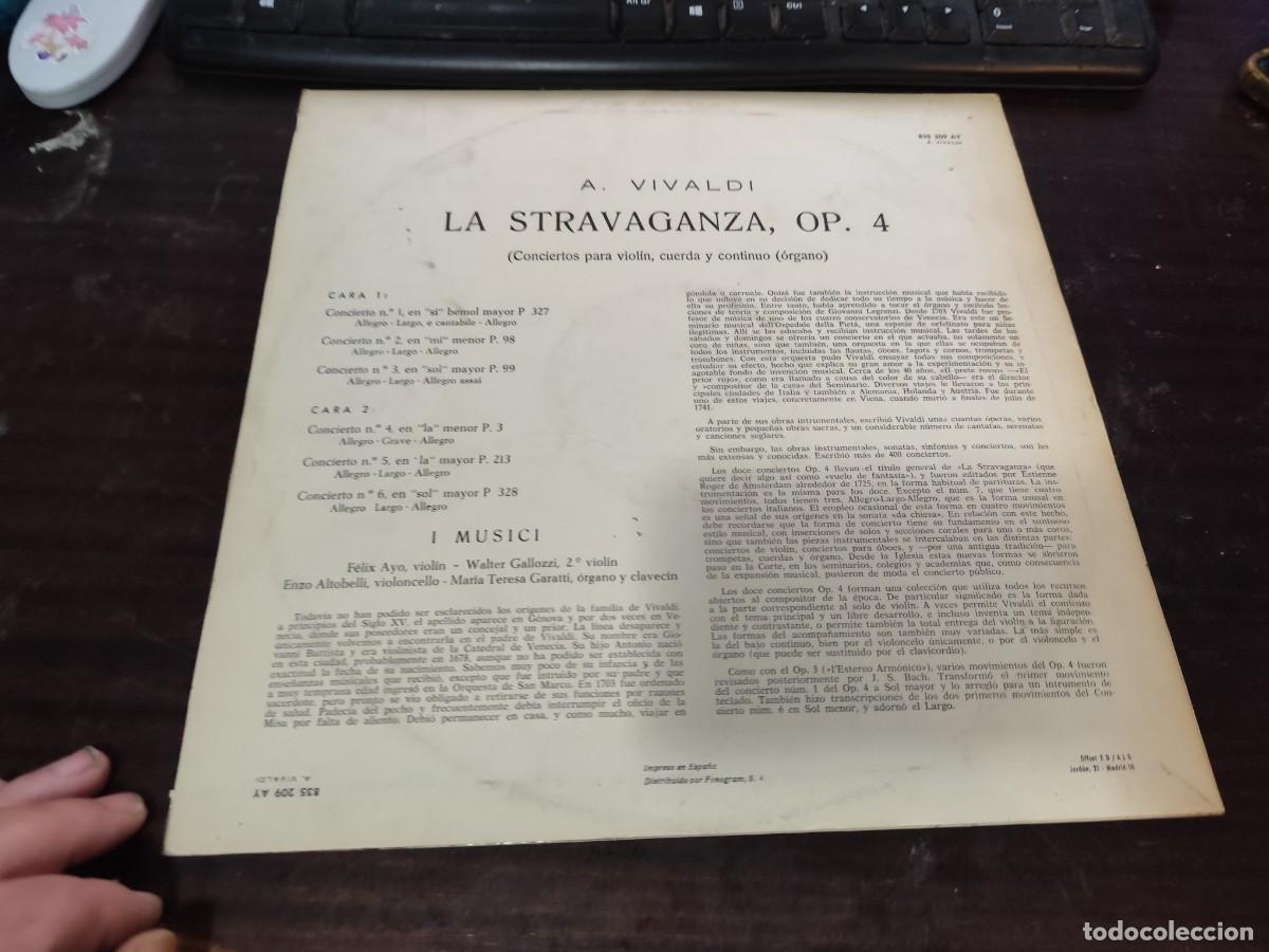 Discos de vinilo: LA STRAVAGANZA / VIVALDI / / R9 / PHILIPS - Foto 3