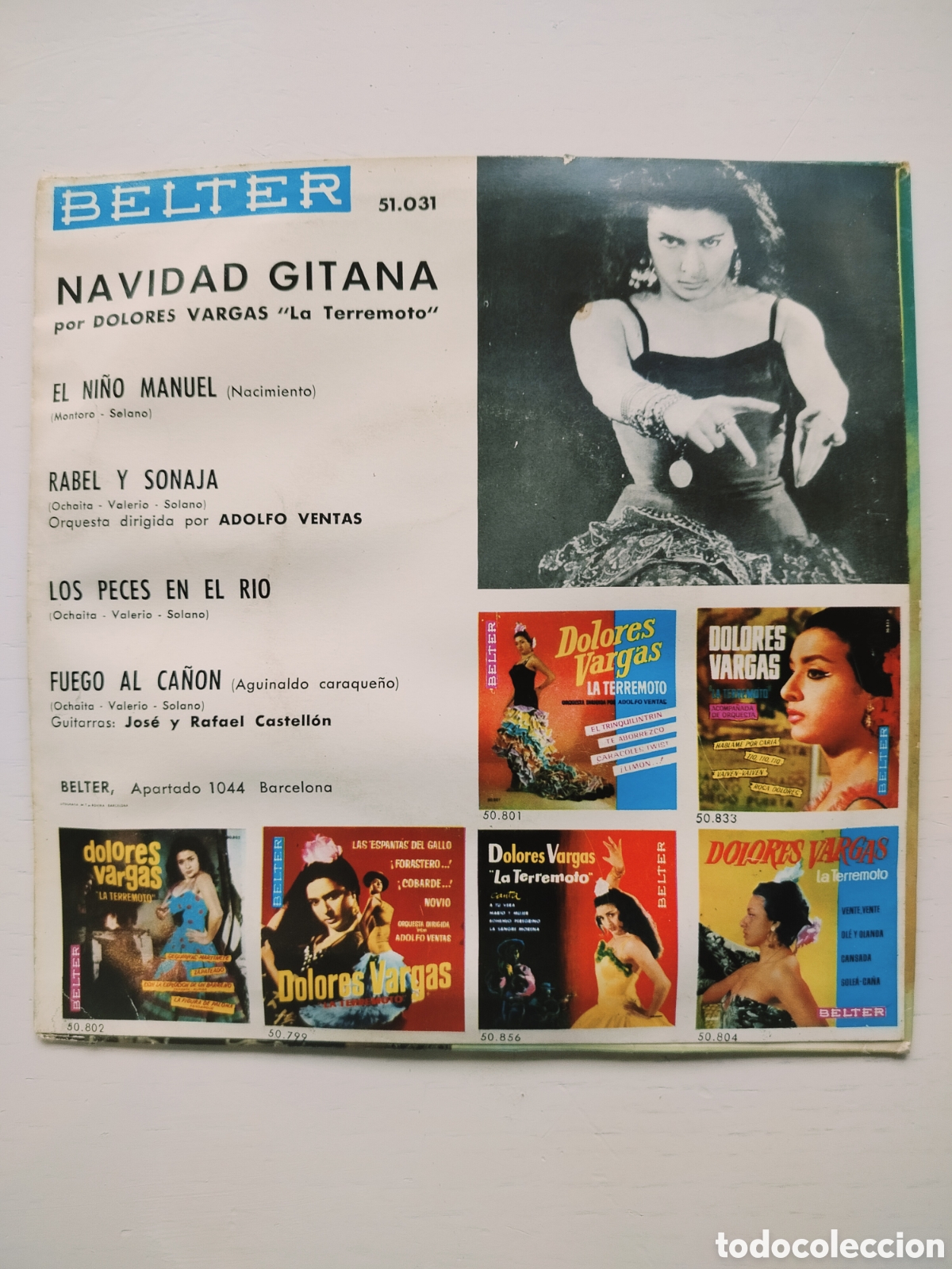 Discos de vinilo: EP Dolores Vargas 1963 - Foto 2