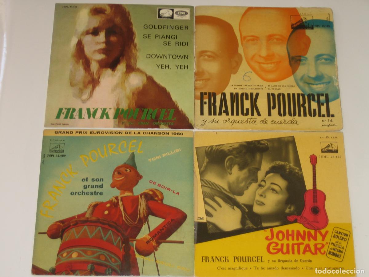Discos de vinilo: DISCOFERTA - EPS/SINGLES -FRANCK POURCEL - LOTE DE 4 - Foto 1