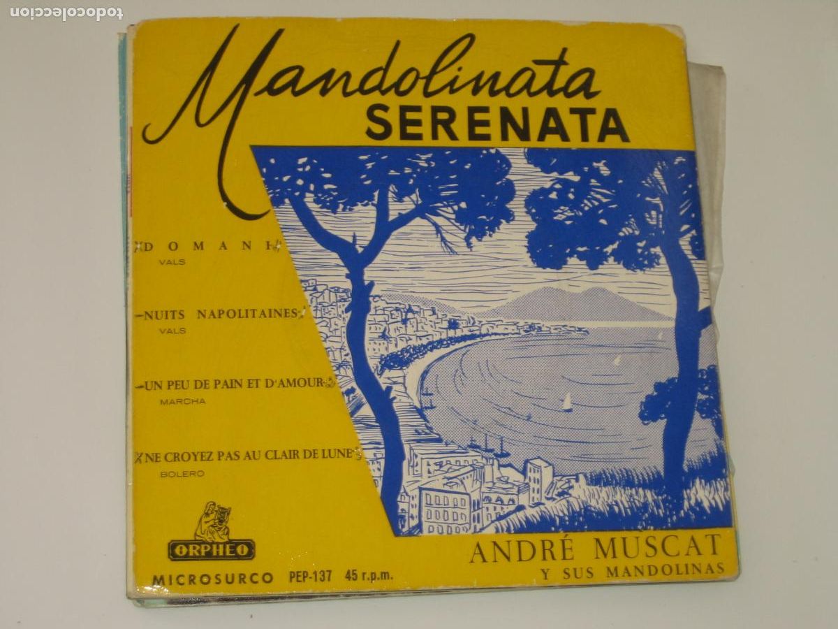 Discos de vinilo: DISCOFERTA - EPS/SINGLES - ANDRE MUSCAT Y SUS MANDOLINAS - Foto 1