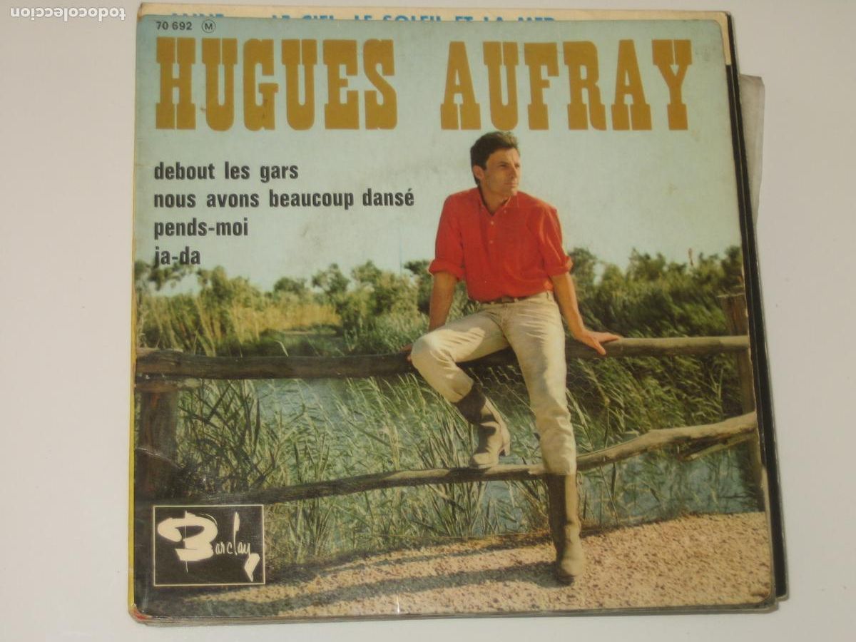 Discos de vinilo: DISCOFERTA - EPS/SINGLES - HUGUES AUFRAY - Foto 1