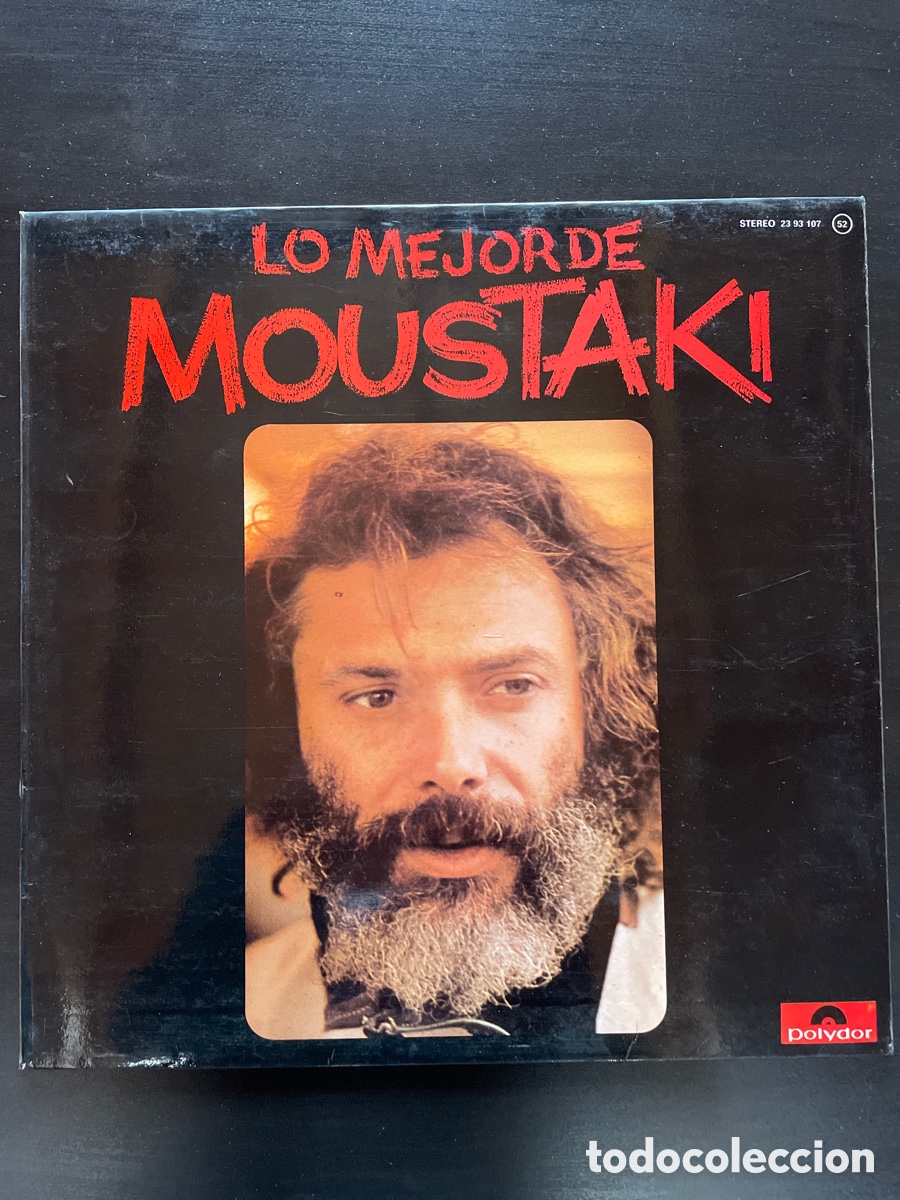 Discos de vinilo: LP Lo mejor de Moustaki - Foto 1