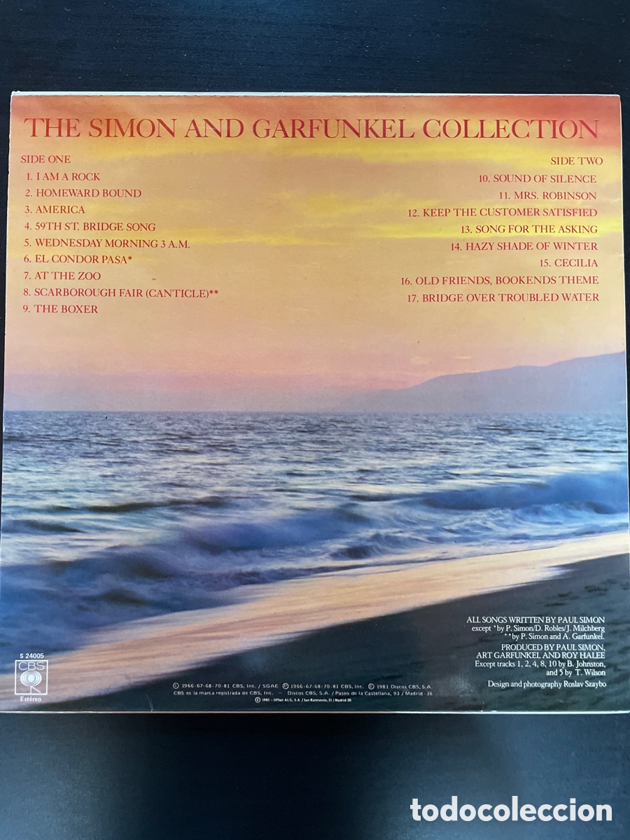 Discos de vinilo: LP the Simon and Garfunkel Collection - Foto 2