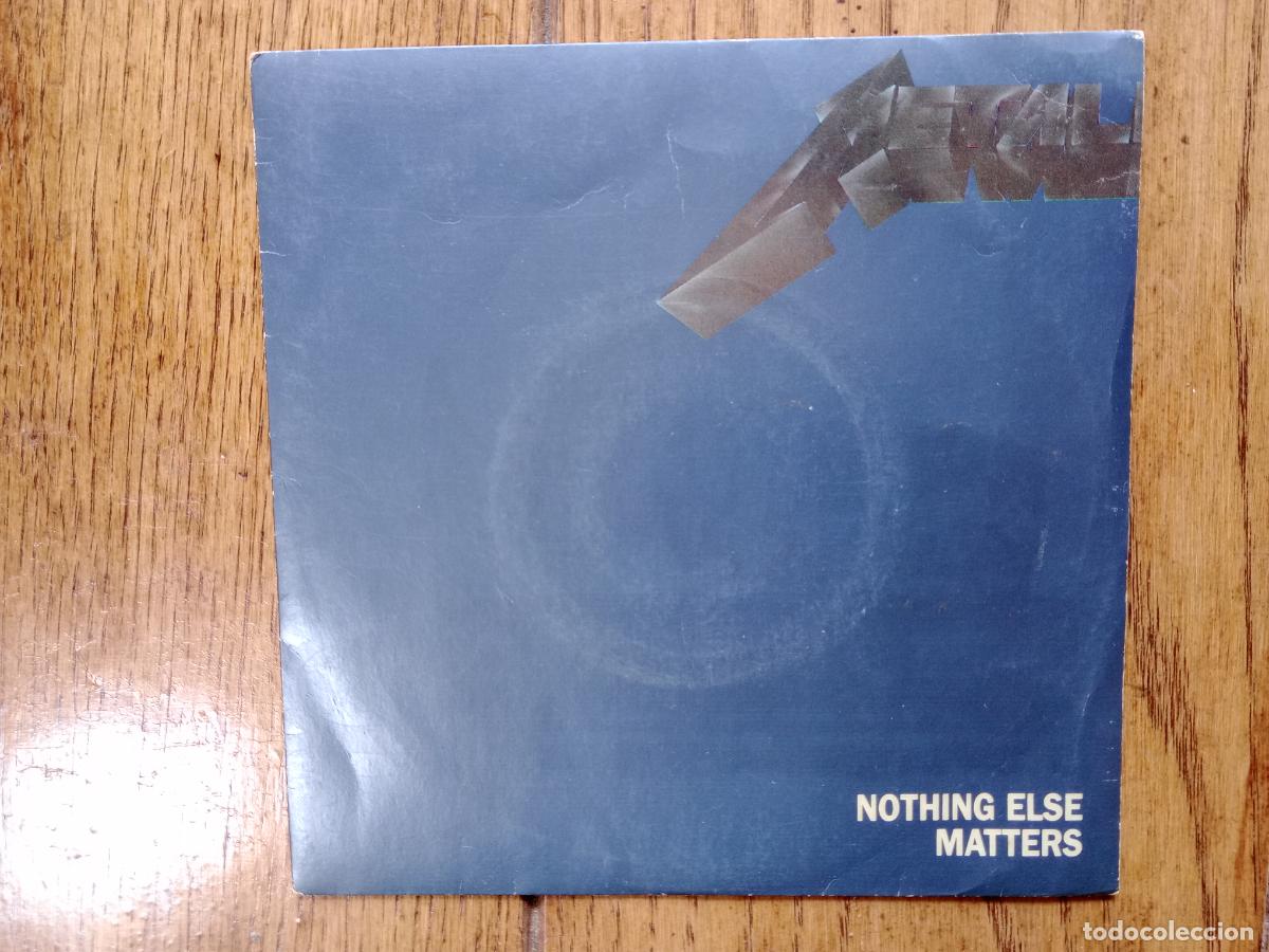 Discos de vinilo: Metallica - nothing else matters + enter sandman (live) - Foto 1