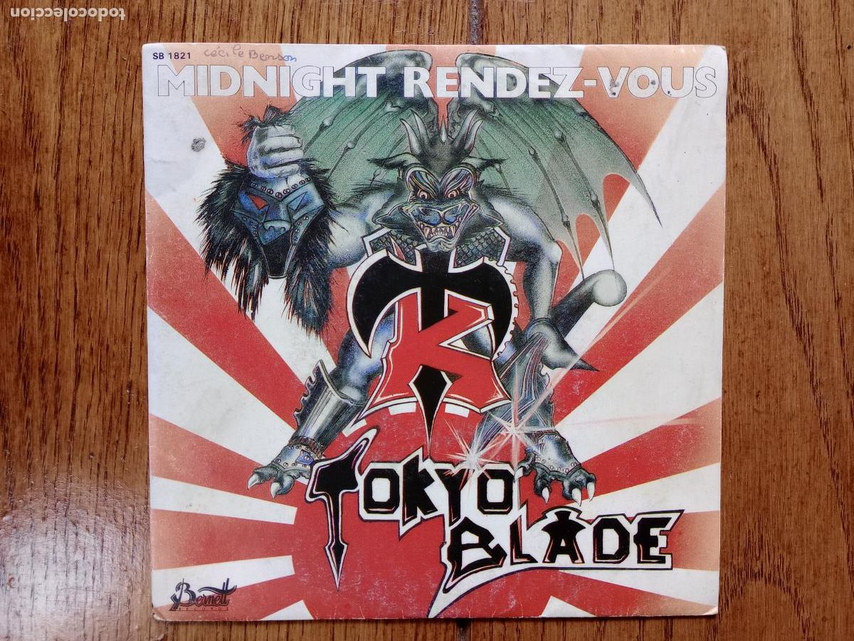 Discos de vinilo: Tokyo Blade - midnight rendez-vous + if heaven is hell - Foto 1