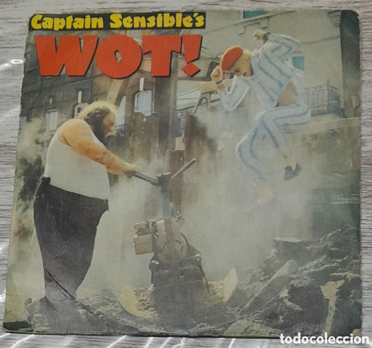 Discos de vinilo: CAPTAIN SENSIBLES - WOT! - CBS 1982 - Foto 1