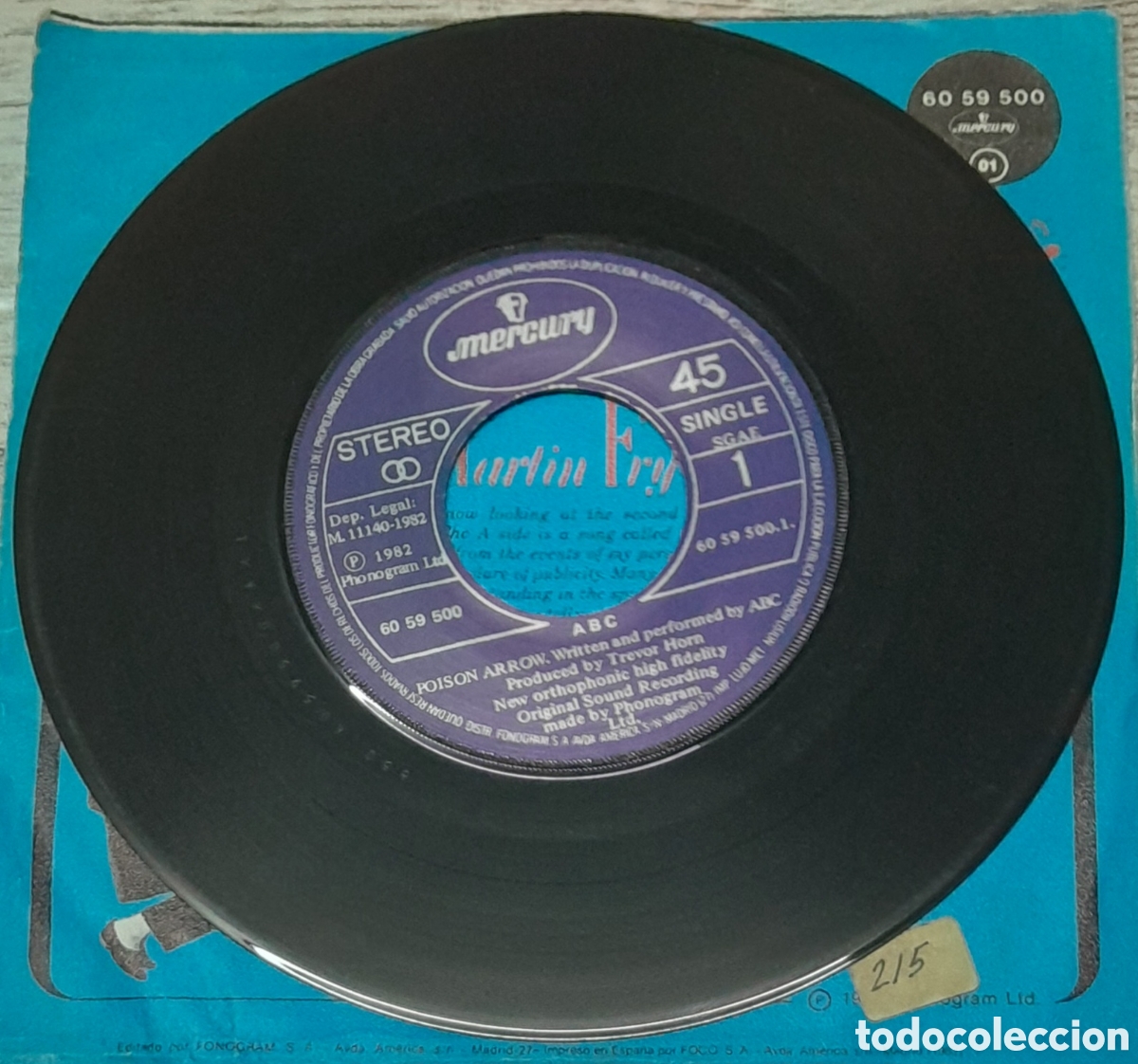 Discos de vinilo: ABC - POISON ARROW - FONOGRAM 1982 - Foto 4