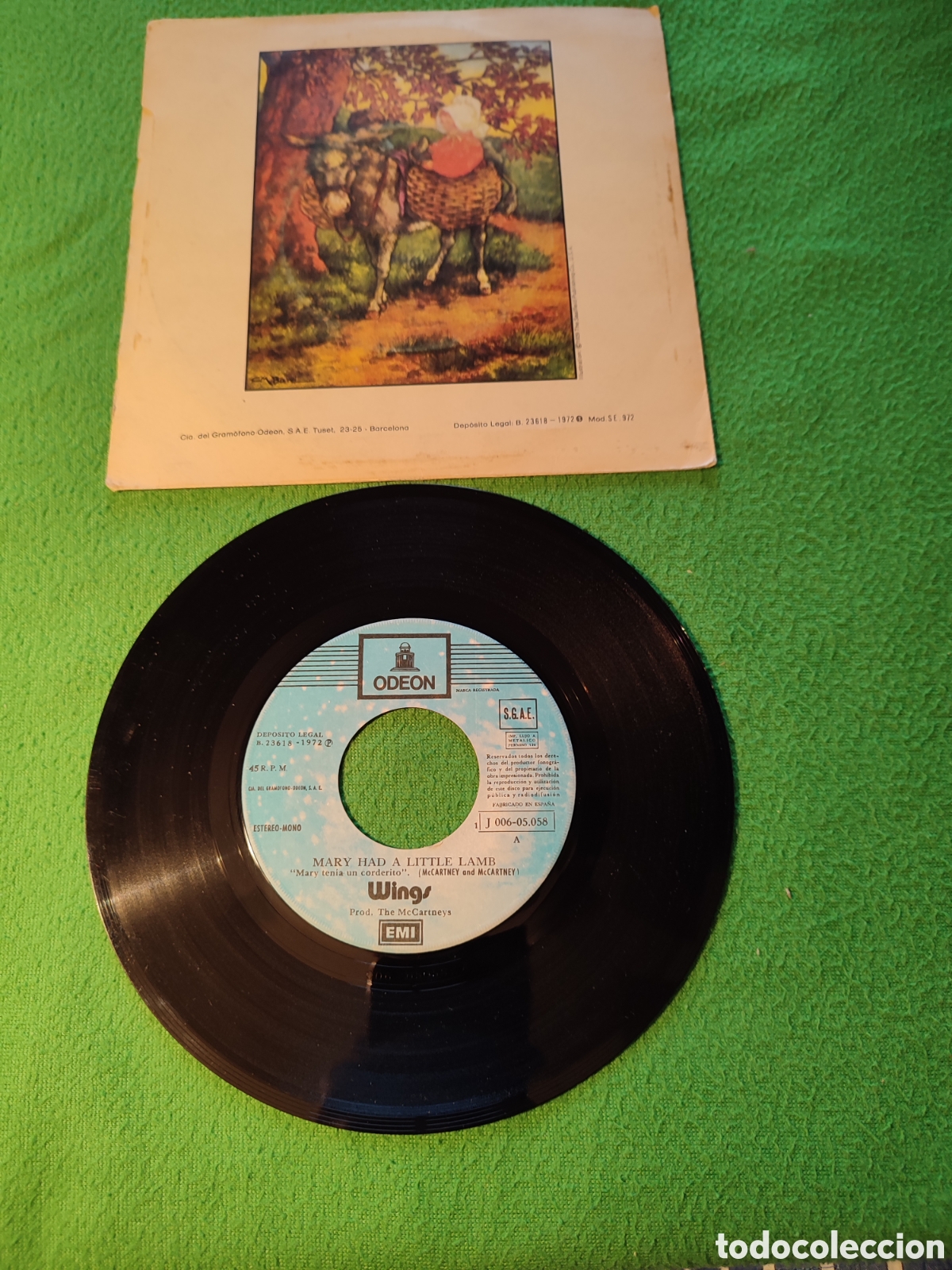 Discos de vinilo: Wings - Mary Had a little lamb - Foto 2