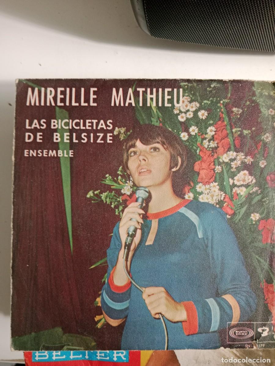 Discos de vinilo: BAL-3 DISCO 7 PULGADAS Mireille Mathieu - las bicicletas de Belsize - Foto 1