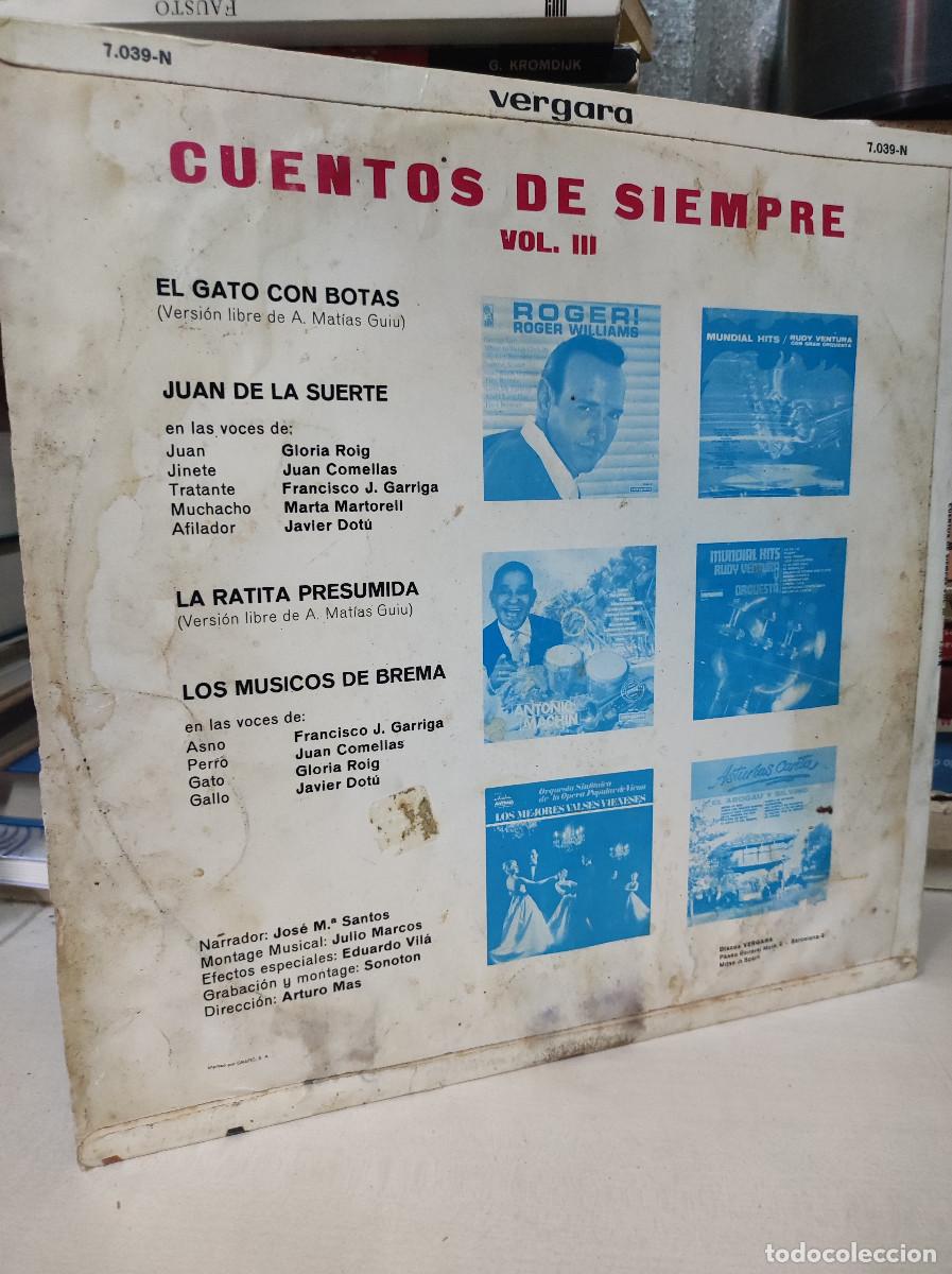 Discos de vinilo: Cuentos De Siempre / Vol. III - Foto 2