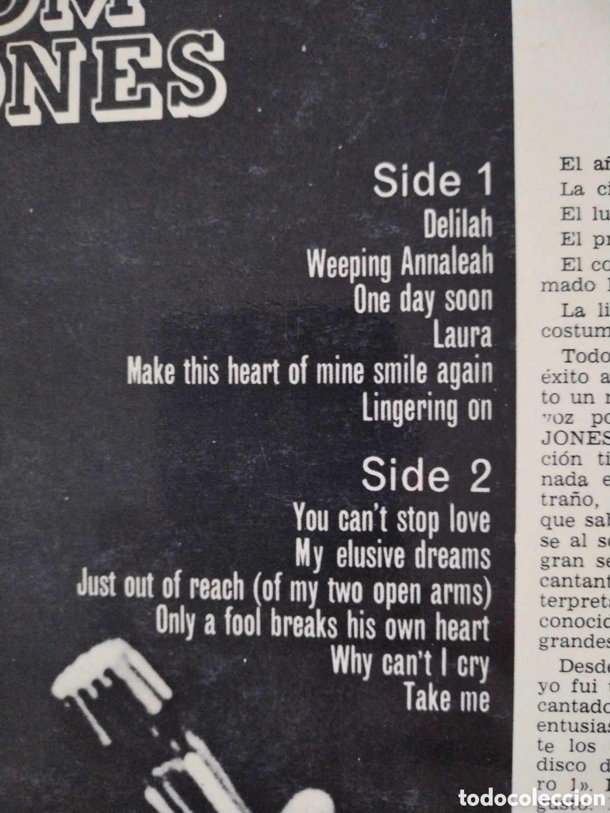 Discos de vinilo: Vinilo LP Delilah Tom Jones Decca - Foto 4