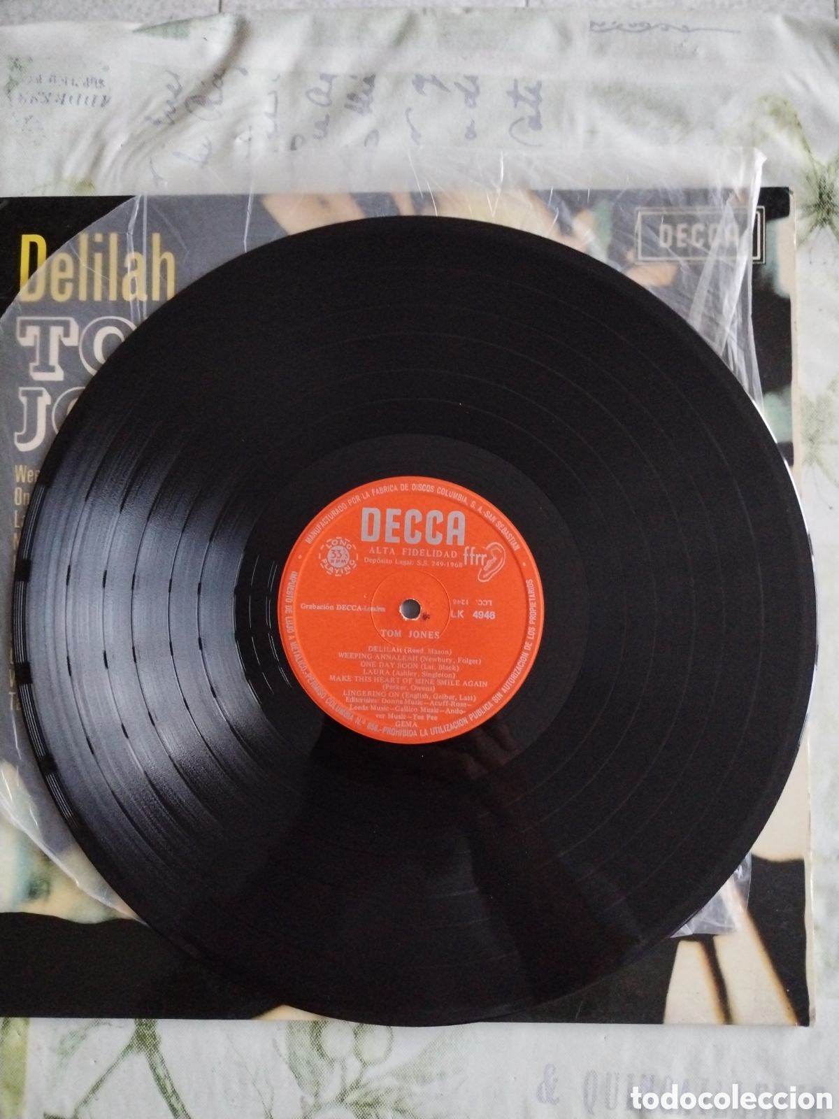 Discos de vinilo: Vinilo LP Delilah Tom Jones Decca - Foto 9