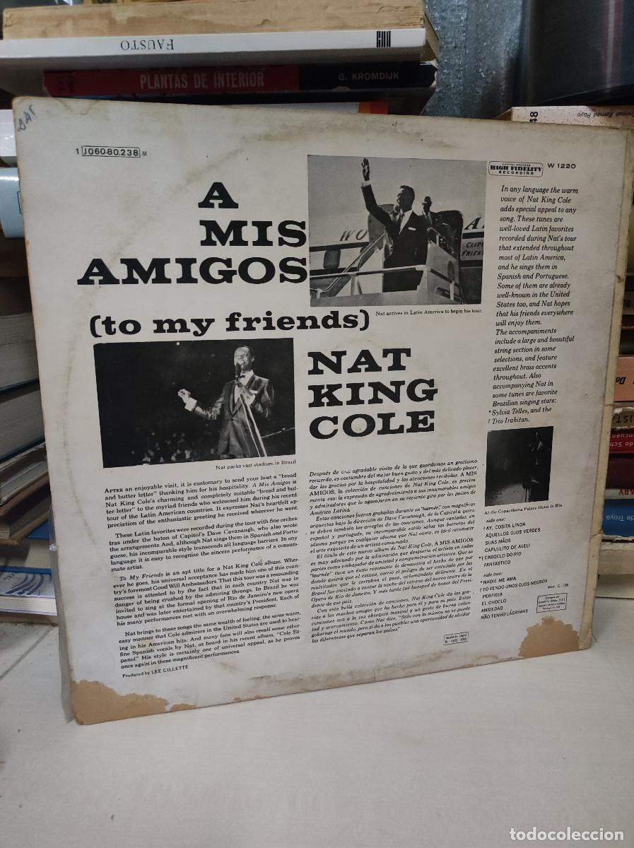 Discos de vinilo: Nat King Cole &ndash; A Mis Amigos - Foto 2