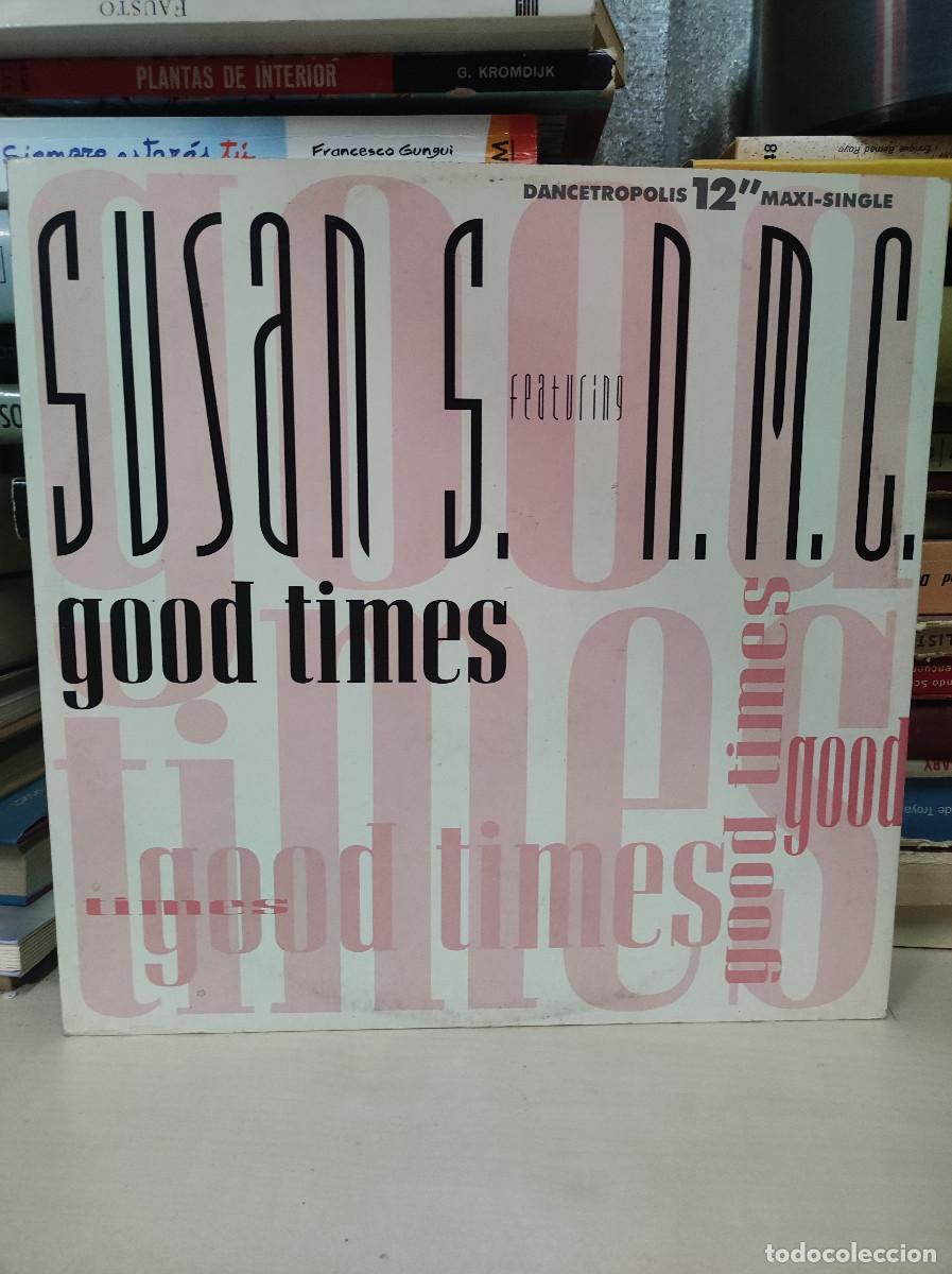Discos de vinilo: Susan S. Featuring N.M.C. &ndash; Good Times - Foto 1