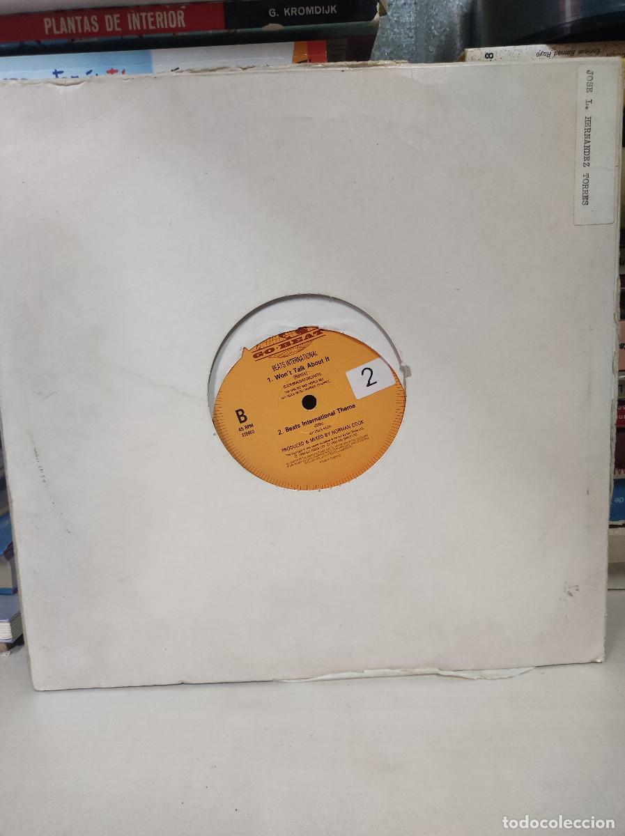Discos de vinilo: Beats International &ndash; Wont Talk About It - Foto 2