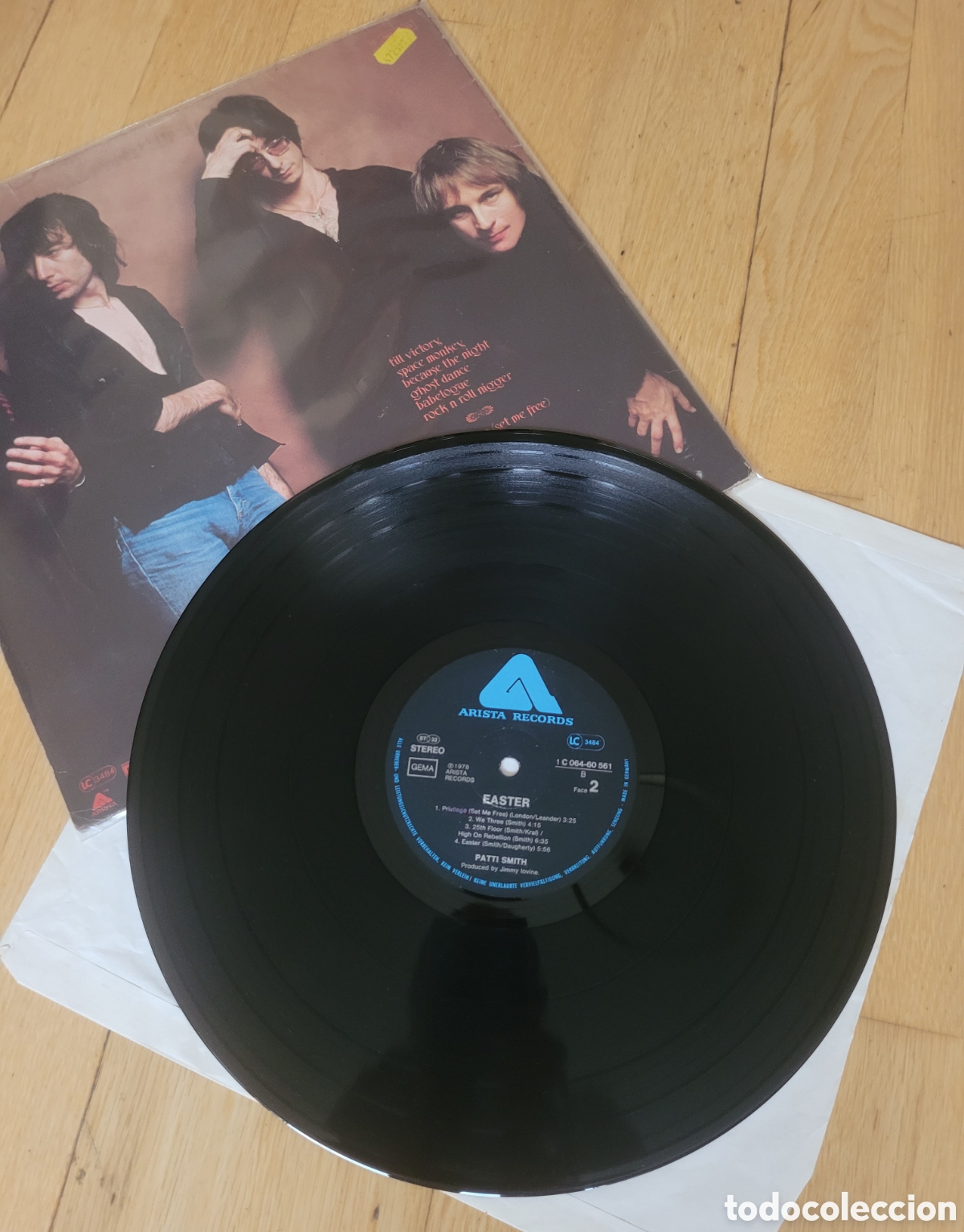 Discos de vinilo: Patti Smith Group Easter lp. - Foto 6