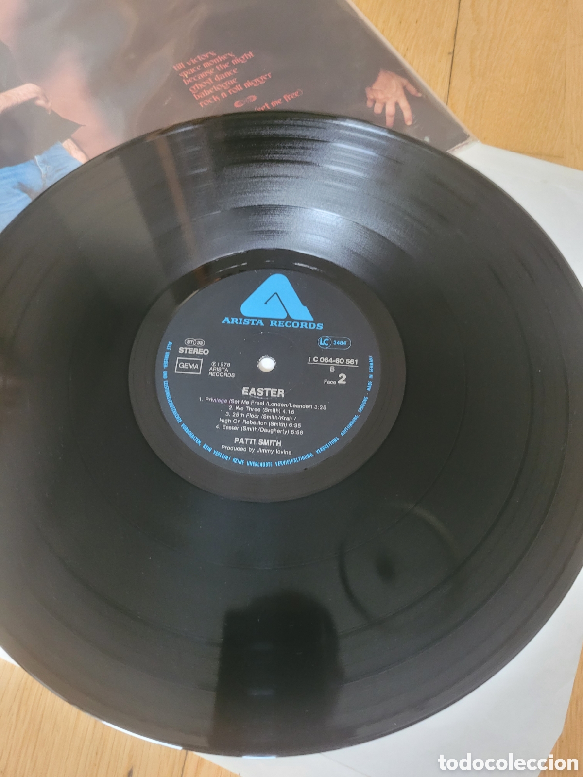 Discos de vinilo: Patti Smith Group Easter lp. - Foto 7